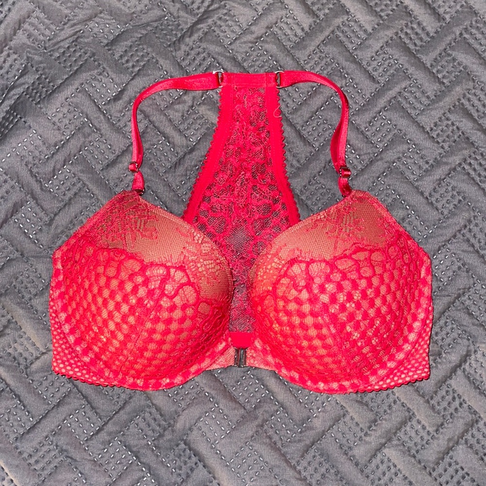 VICTORIA'S SECRET Very Sexy Tee Lace Push-Up Front-Close Bra - 34D